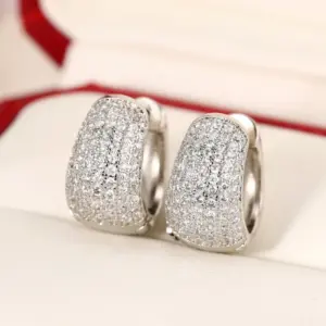 Silver Zircon Triangle Stud Earrings for Women 10 S1da3178233334a2c81219d1b28d6470eT