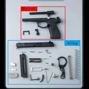 Miniature QSZ92 Keychain Replica in Black or Brown 11 S1da6ef98714f492aa0958077860773f2p