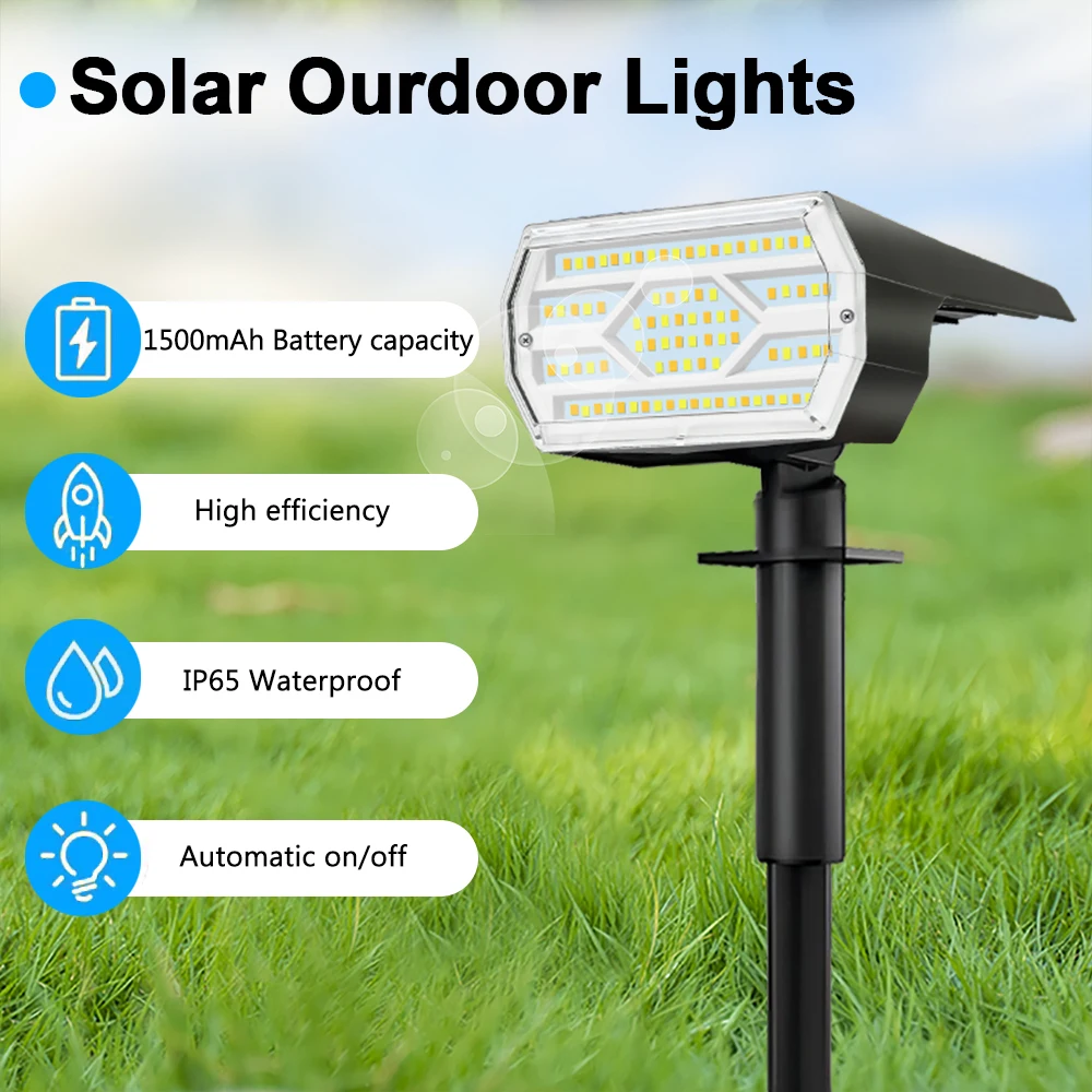 Solar Landscape Spotlight with High-Efficiency LEDs 4 Solar Landscape Spotlight with High-Efficiency LEDs - Image 4