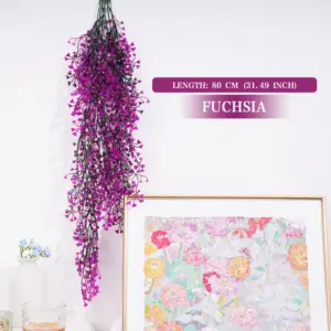 Artificial Green Vine Wall Decor - 80cm, Purple Leaves 18 S1dc214f396d541a09ce526459911a560h