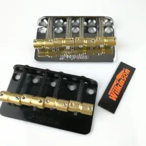 Wilkinson Precision Jazz Bass Bridge with Brass Saddles 12 S1dd67febb20f4066ae1b59f5897da4f7E