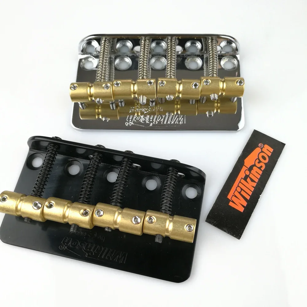 Wilkinson Precision Jazz Bass Bridge with Brass Saddles 5 Wilkinson Precision Jazz Bass Bridge with Brass Saddles - Image 5