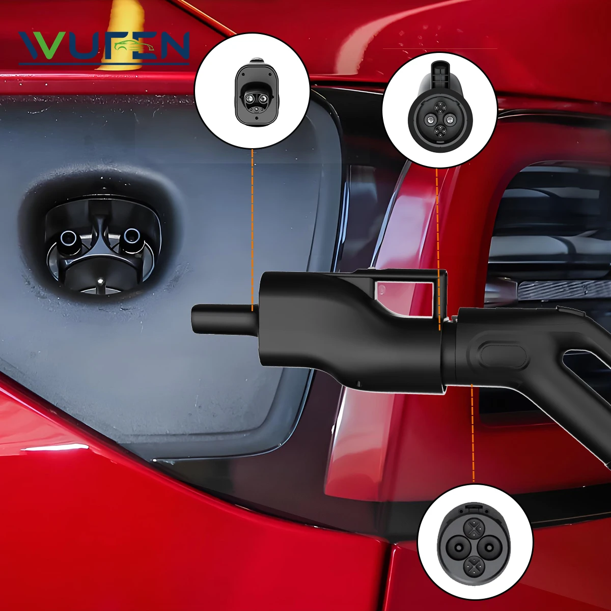 WUFEN 250A NACS EV Connector Adapter 4 WUFEN 250A NACS EV Connector Adapter - Image 4