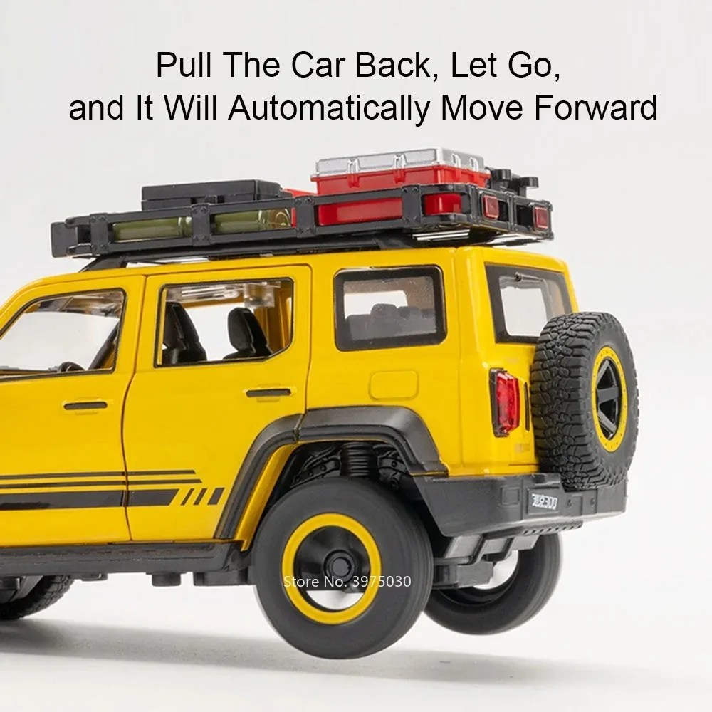 Rugged 1:24 Diecast Tank 300 & Police Car Set 5 Rugged 1:24 Diecast Tank 300 & Police Car Set - Image 5