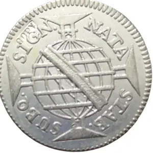 Antique Replica Coin with Globe & Sword Design