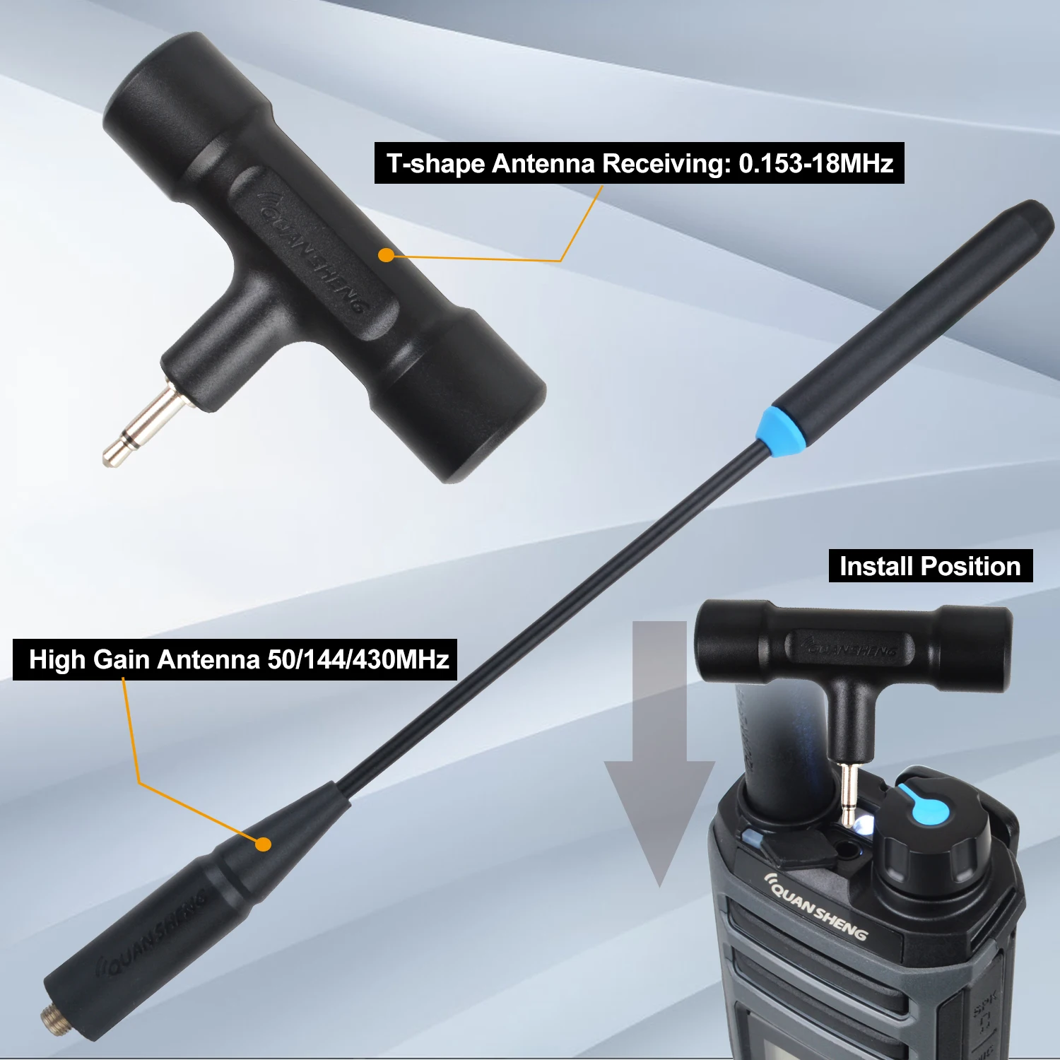 Quansheng TK11(5) Rugged Walkie-Talkie 1160MHz 2 Quansheng TK11(5) Rugged Walkie-Talkie 1160MHz - Image 2