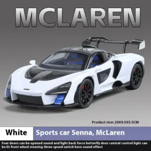 White McLaren Senna 1:24 Diecast Model 17 S1e2bed3cea2d48d0bf9091d64ce85a73r 1