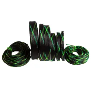 Black and Green Expandable Cable Sleeve 20m 11 S1e46ad5ee6a84a3890e7bf03636935b6K