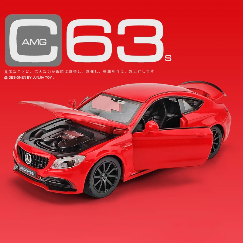 Mercedes-Benz C63 S AMG 1:32 Diecast Model 6 Mercedes-Benz C63 S AMG 1:32 Diecast Model - Image 6