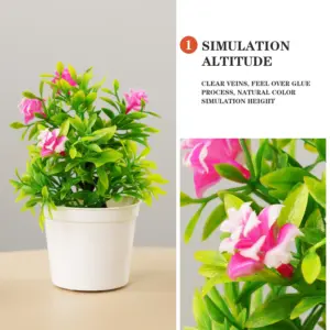 Artificial Bonsai Tree with Vibrant Flowers 13 S1e7c8a6e6af545de8533575240ceb73fX