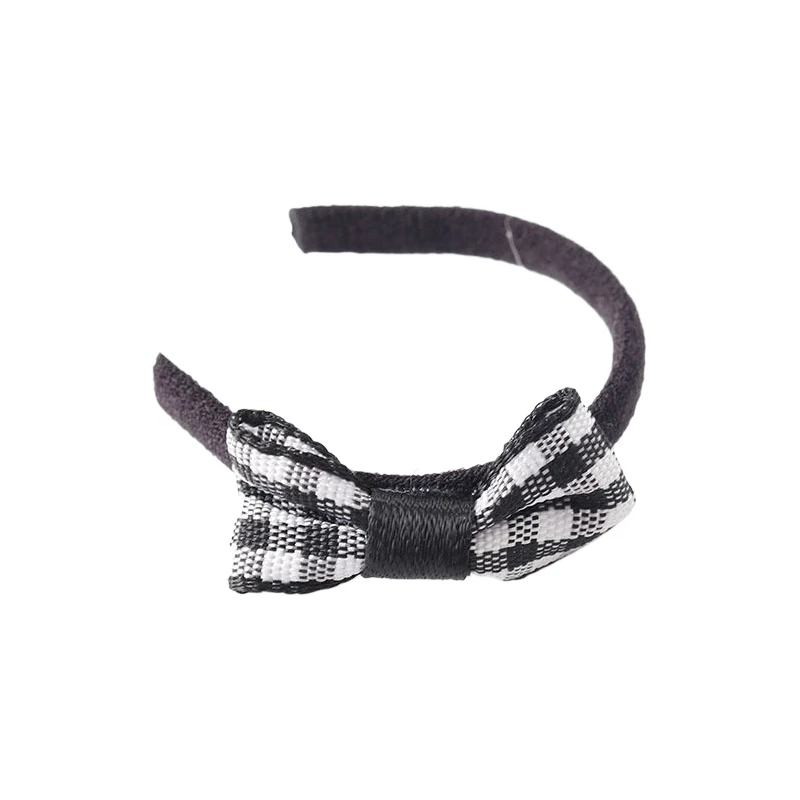 Miniature Doll Hairband with Black & White Bows 9 Miniature Doll Hairband with Black & White Bows - Image 9
