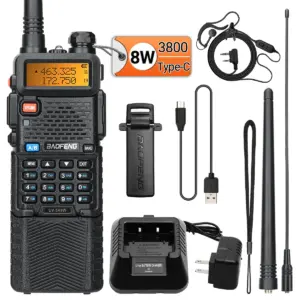 Baofeng UV-5R Dual-Band Walkie-Talkie 8W 16 S1e9af1f231914dfca3f14ca795b4f257F