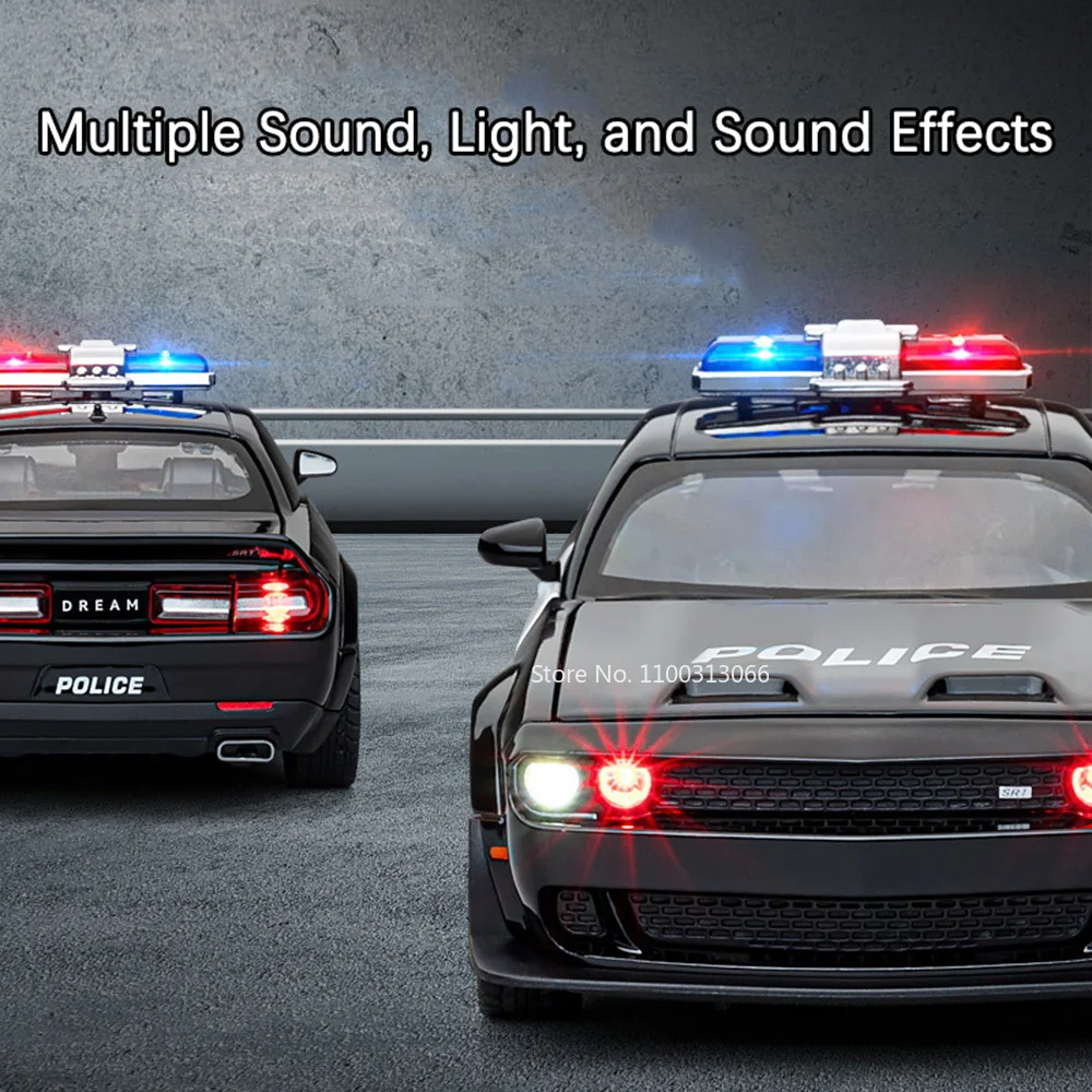 1/22 Challenger SRT Hellcat Police Car Model 4 1/22 Challenger SRT Hellcat Police Car Model - Image 4