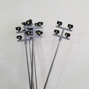 HO Scale Model Lighting Tower Set for Dioramas 10 S1ef32e741ad34f14bfd383bf9d0fcfccf