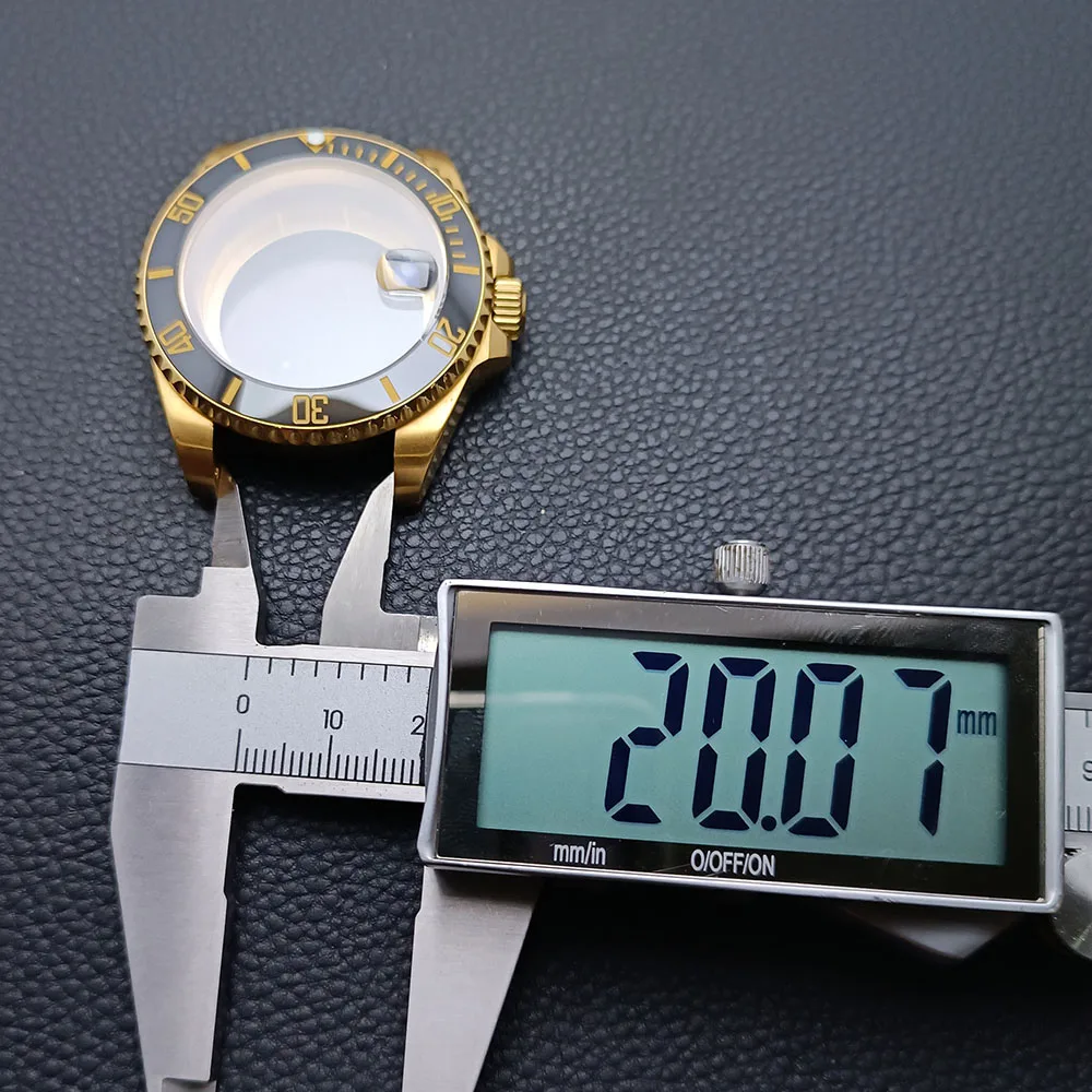 40.5mm Stainless Steel GMT Watch Case Model NH34-NH72 6 40.5mm Stainless Steel GMT Watch Case Model NH34-NH72 - Image 6