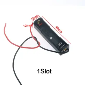 Black Plastic AAA Battery Storage Cases with Wiring 8 S1efa5353415c460491be1832d4669b0fQ