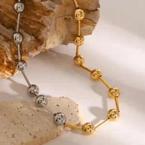 Modern Stainless Steel Beaded Necklace for Men 10 S1f0fbbc81cd24e3f911cb20540b643e0W