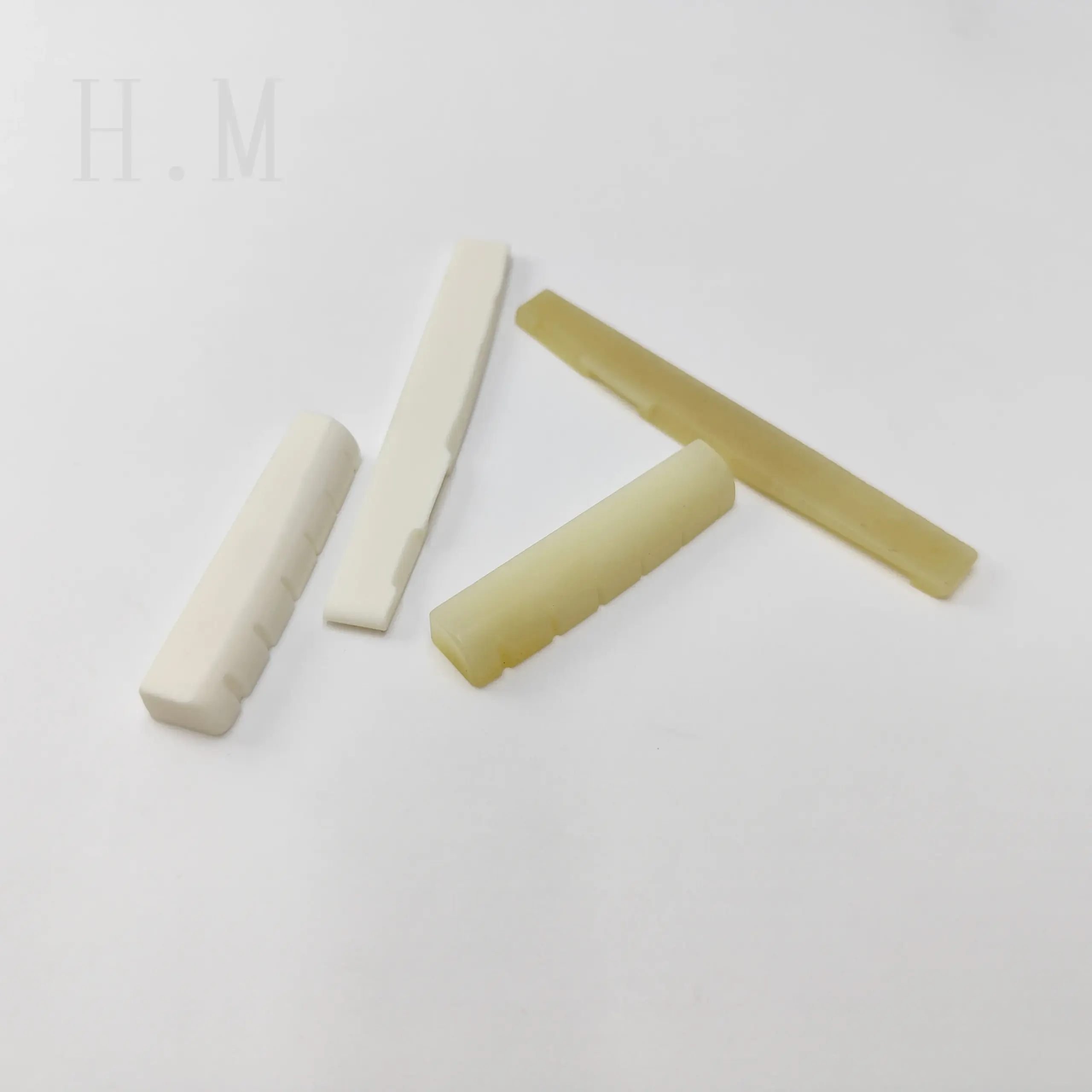 Bone Guitar Saddle and Nut Set for Folk Guitars 4 Bone Guitar Saddle and Nut Set for Folk Guitars - Image 4