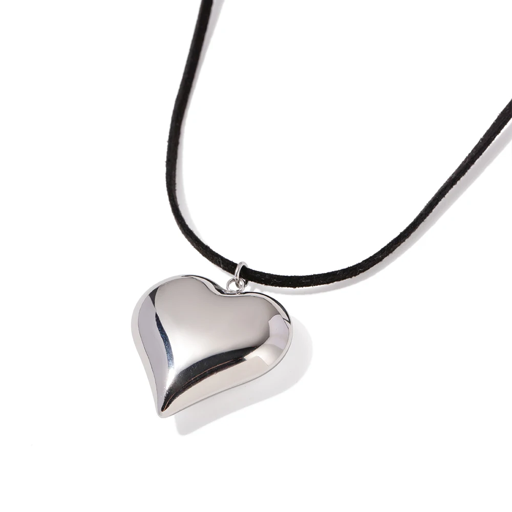 Stainless Steel Heart Necklace JDN2309001 7 Stainless Steel Heart Necklace JDN2309001 - Image 7