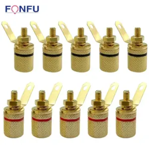 Gold-Plated Amplifier Binding Posts Set of 40