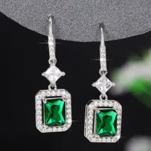 Vintage Green Zircon Earrings for Women 8 S1f678bb7bd9e43369ac35e076fb257dfa