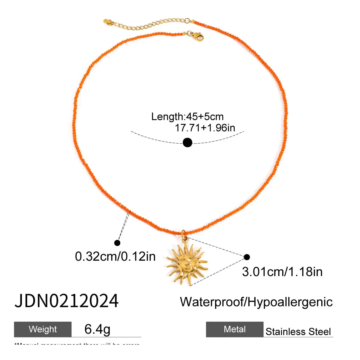 Ocean Vacation Stainless Steel Necklace for Women 7 Ocean Vacation Stainless Steel Necklace for Women - Image 7