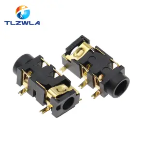 Set of 20 Black 3.5mm Headphone Jacks PJ-327A 9 S1f74b61ad64a46ae923c8ab0cbbc9b71x