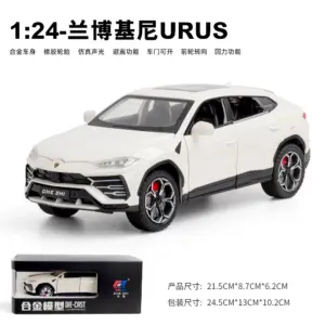 White Lamborghini Urus 1:24 Scale Diecast Model 15 S1f75546ee78649119456c907454ed5a0Y