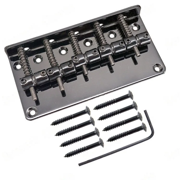 Five-String Electric Bass Bridge, 98mm Length 2 Five-String Electric Bass Bridge, 98mm Length - Image 2