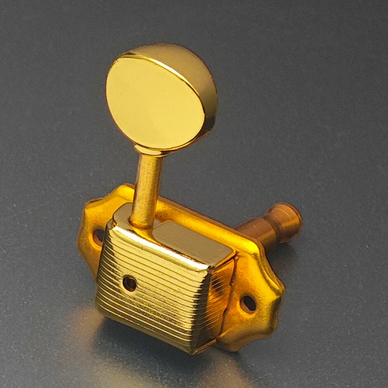 Vintage Guitar Tuning Peg Set - 6 Semi-Sealed Metal 5 Vintage Guitar Tuning Peg Set - 6 Semi-Sealed Metal - Image 5