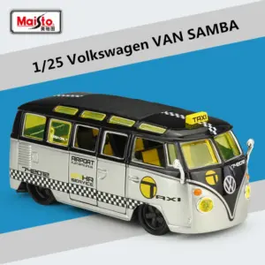 Vintage Volkswagen Samba Van Diecast Model 1:24 Scale 15 S1f868c658c6b445e8d4d32ac67638d19h