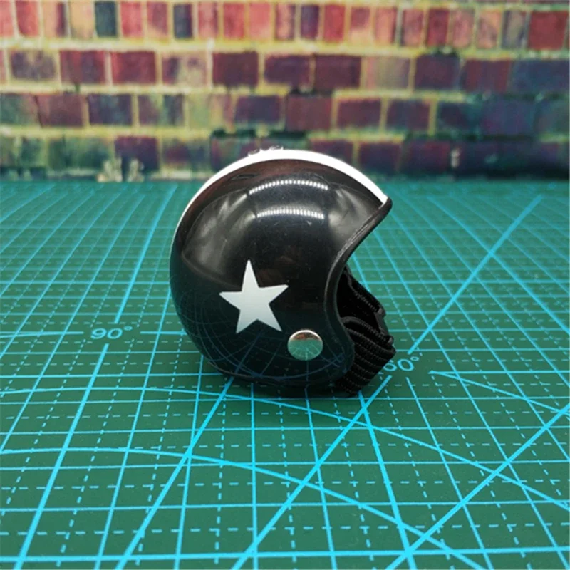 Vibrant Mini Motorcycle Helmet for 1/6 Action Figures 8 Vibrant Mini Motorcycle Helmet for 1/6 Action Figures - Image 8