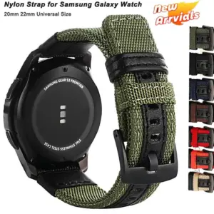 Rugged nylon watch strap for Samsung Galaxy Watch 3 46mm