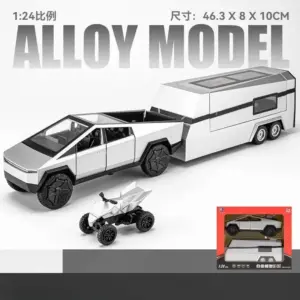 1:24 Diecast Pickup and Trailer Model 16 S1f8cf5e86eee4c8088dee8faa85010a7Q