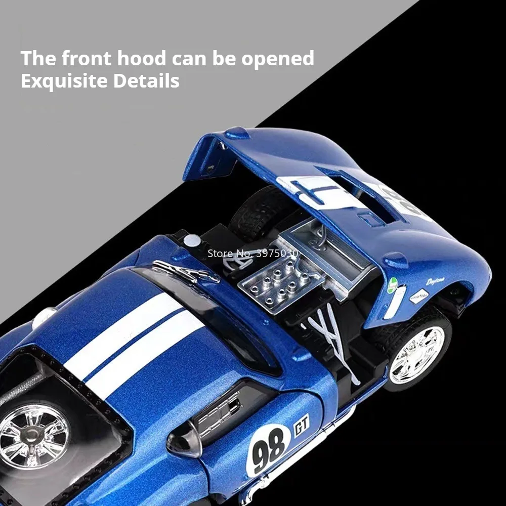 Shelby Cobra 1:32 Diecast Model Car 3 Shelby Cobra 1:32 Diecast Model Car - Image 3