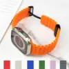 Vibrant Orange Silicone Watch Strap for Ultra2