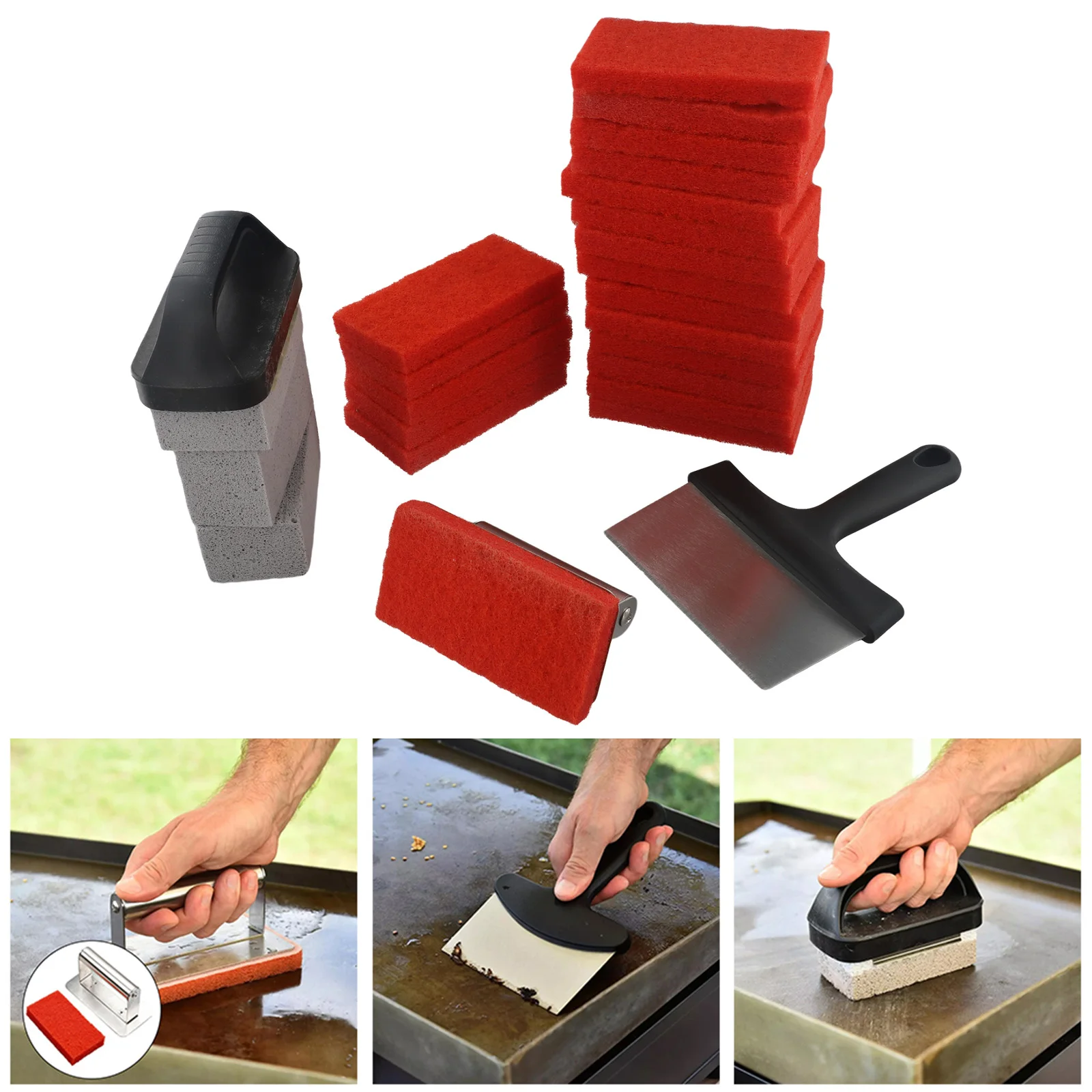 Heavy-Duty Flat Top Griddle Cleaning Kit 2 Heavy-Duty Flat Top Griddle Cleaning Kit - Image 2