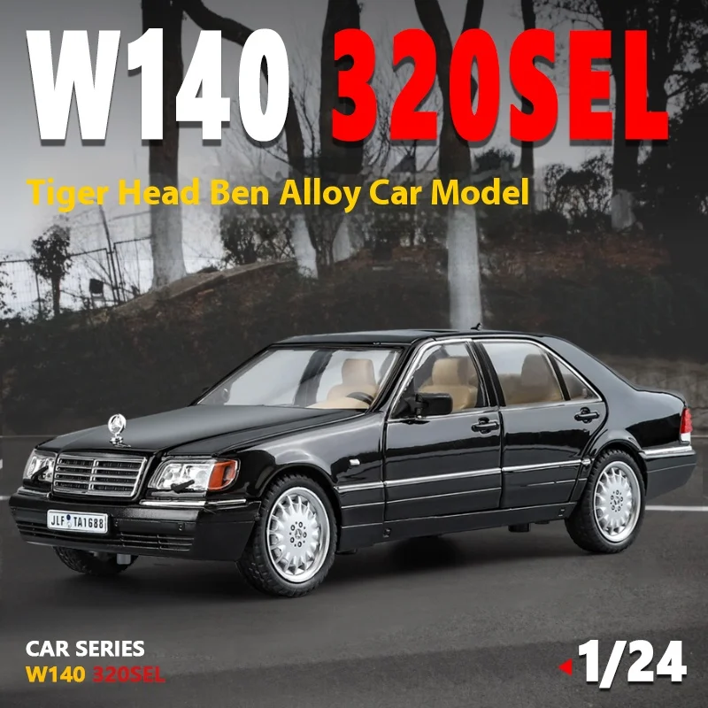 Mercedes-Benz W140 320SEL Diecast Model 1:24 Scale 6 Mercedes-Benz W140 320SEL Diecast Model 1:24 Scale - Image 6
