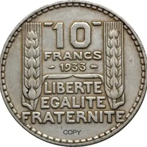 Vintage France 10 Francs Replica Coins Set 11 S1fd379c86cfb4ec48b6ede691675aaedM