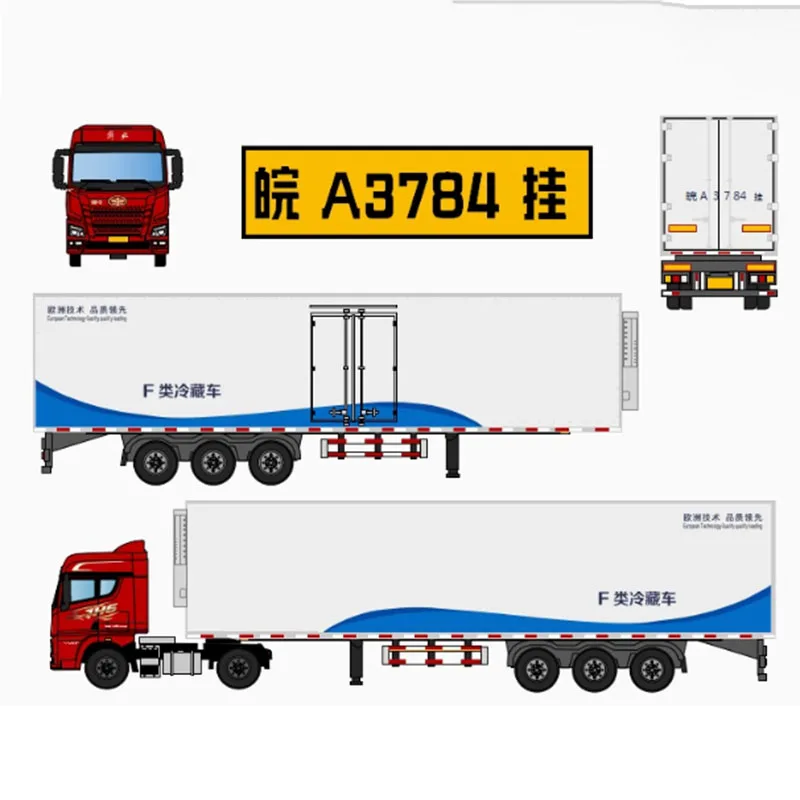1/160 Scale Refrigerated Semi-Truck Model 4 1/160 Scale Refrigerated Semi-Truck Model - Image 4