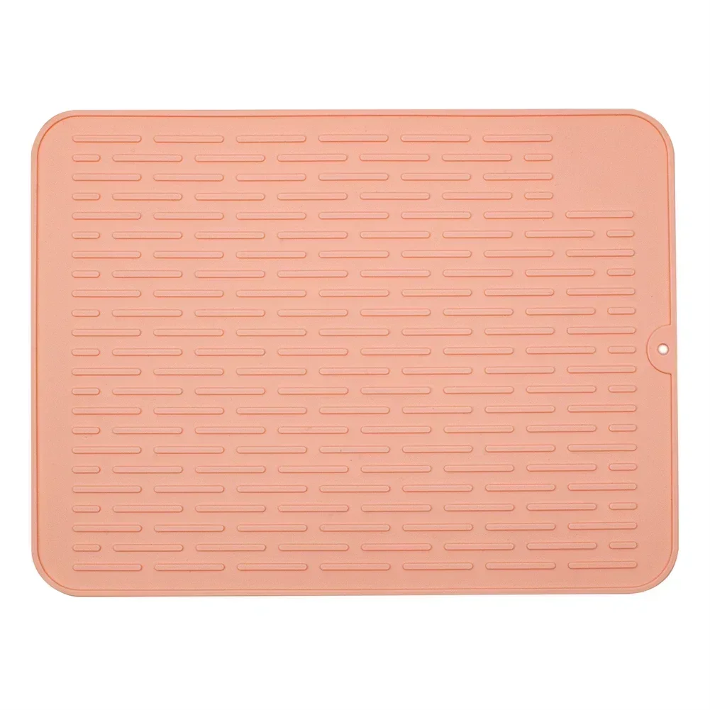 Black Silicone Dish Mat 40x30cm 3 Black Silicone Dish Mat 40x30cm - Image 3