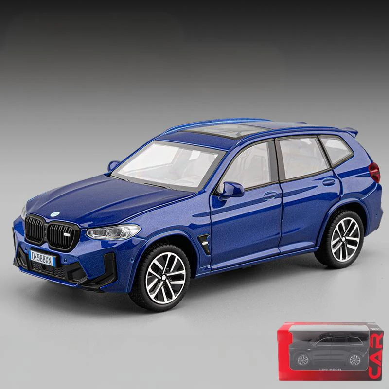 BMW X3 M Diecast Model 1:32 Scale Black 7 BMW X3 M Diecast Model 1:32 Scale Black - Image 7