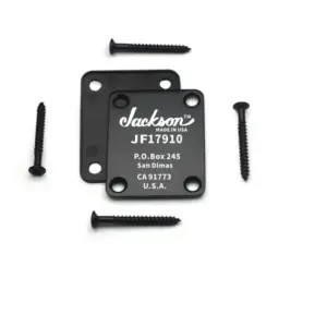 Jackson JF17910 Metal Guitar Neck Plate in Black, Silver, Gold 7 S20140313cbd84a4ebe972a62b6f96692K