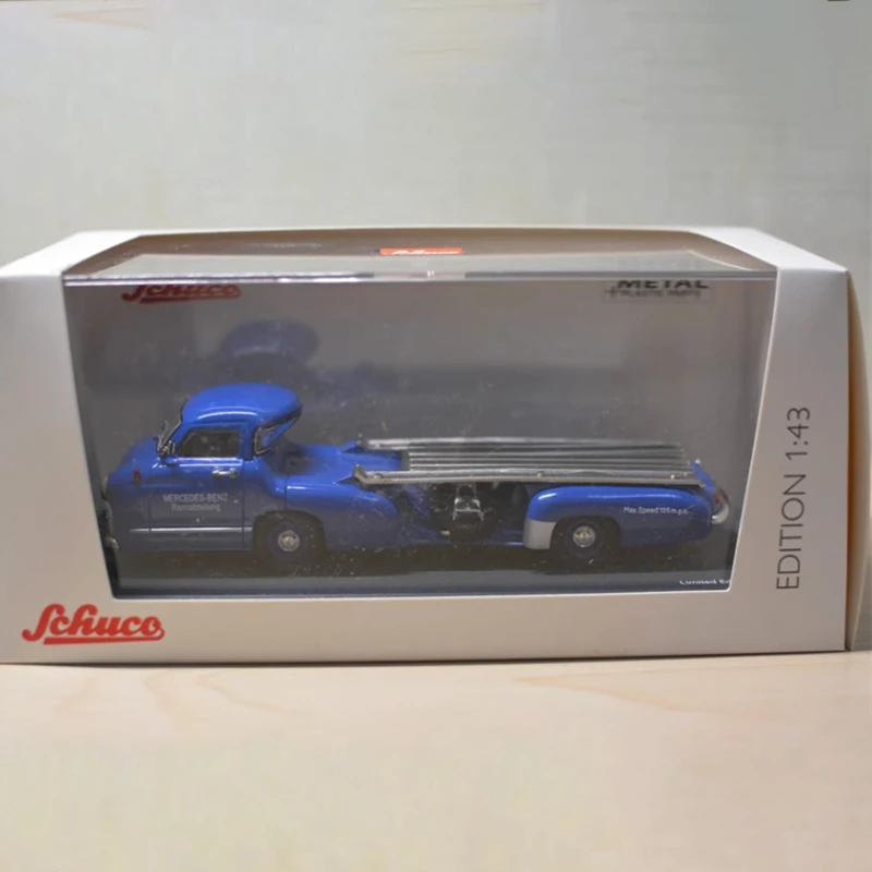 1955 Rennwagen-Schnelltransporter Model in Blue 6 1955 Rennwagen-Schnelltransporter Model in Blue - Image 6