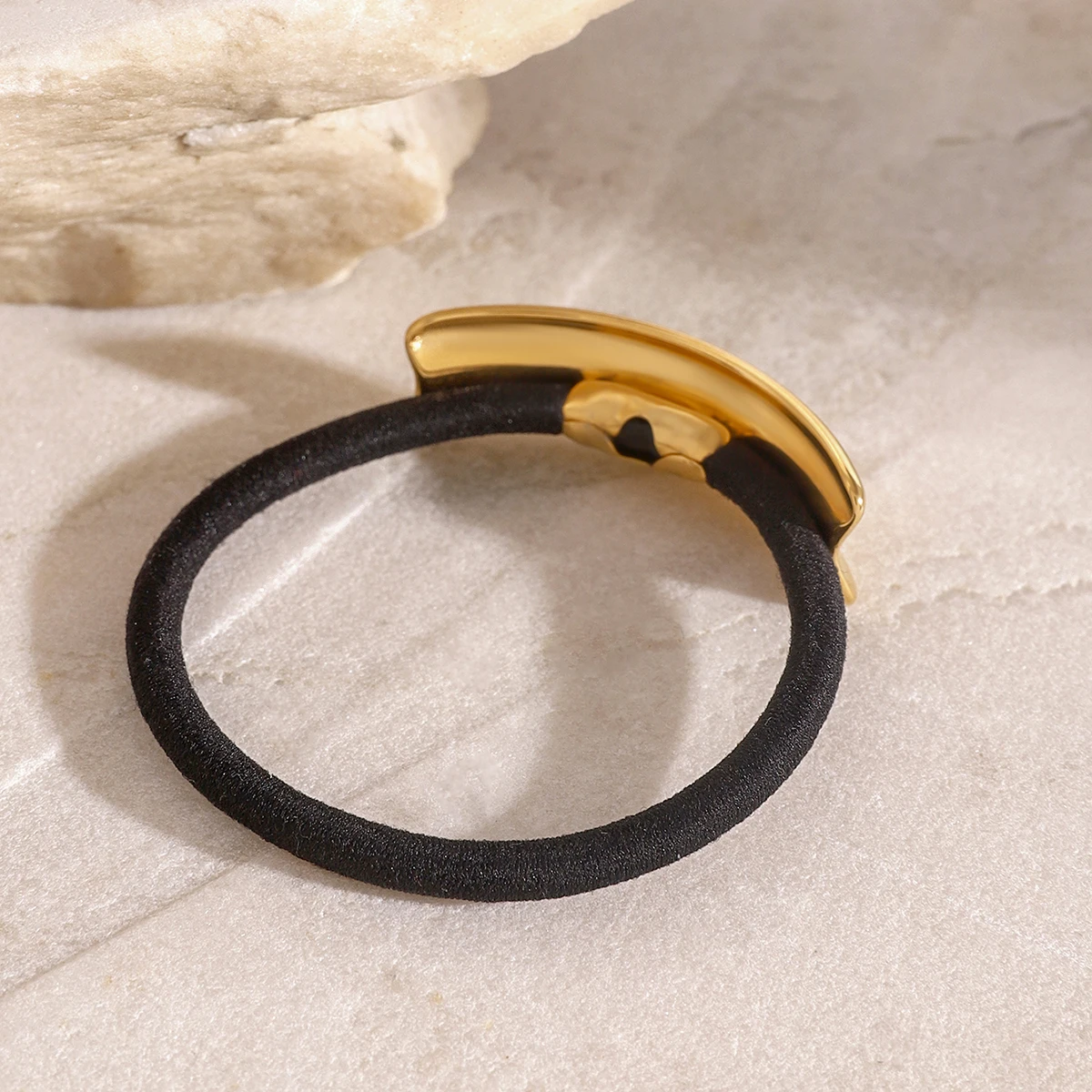 Stainless Steel Gold Crescent Hair Accessory 4 Stainless Steel Gold Crescent Hair Accessory - Image 4