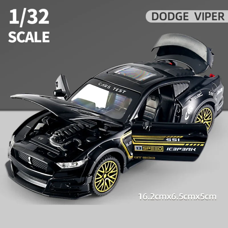 Ford Mustang Shelby GT500 Diecast Model 1:32 Scale 7 Ford Mustang Shelby GT500 Diecast Model 1:32 Scale - Image 7