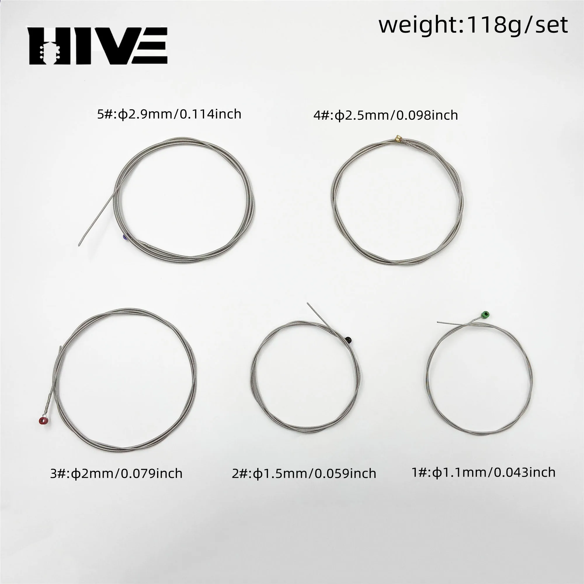 Premium 5-String Electric Bass Strings Set 6 Premium 5-String Electric Bass Strings Set - Image 6