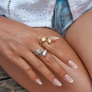 Celestial Stainless Steel Stackable Ring with Rhinestones 9 S2046d356e9bd4941842271e4bf535540A