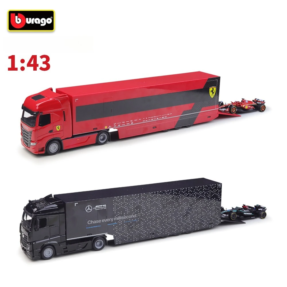 Diecast 1:43 Iveco Transport Model with Trailers 1 Diecast 1:43 Iveco Transport Model with Trailers