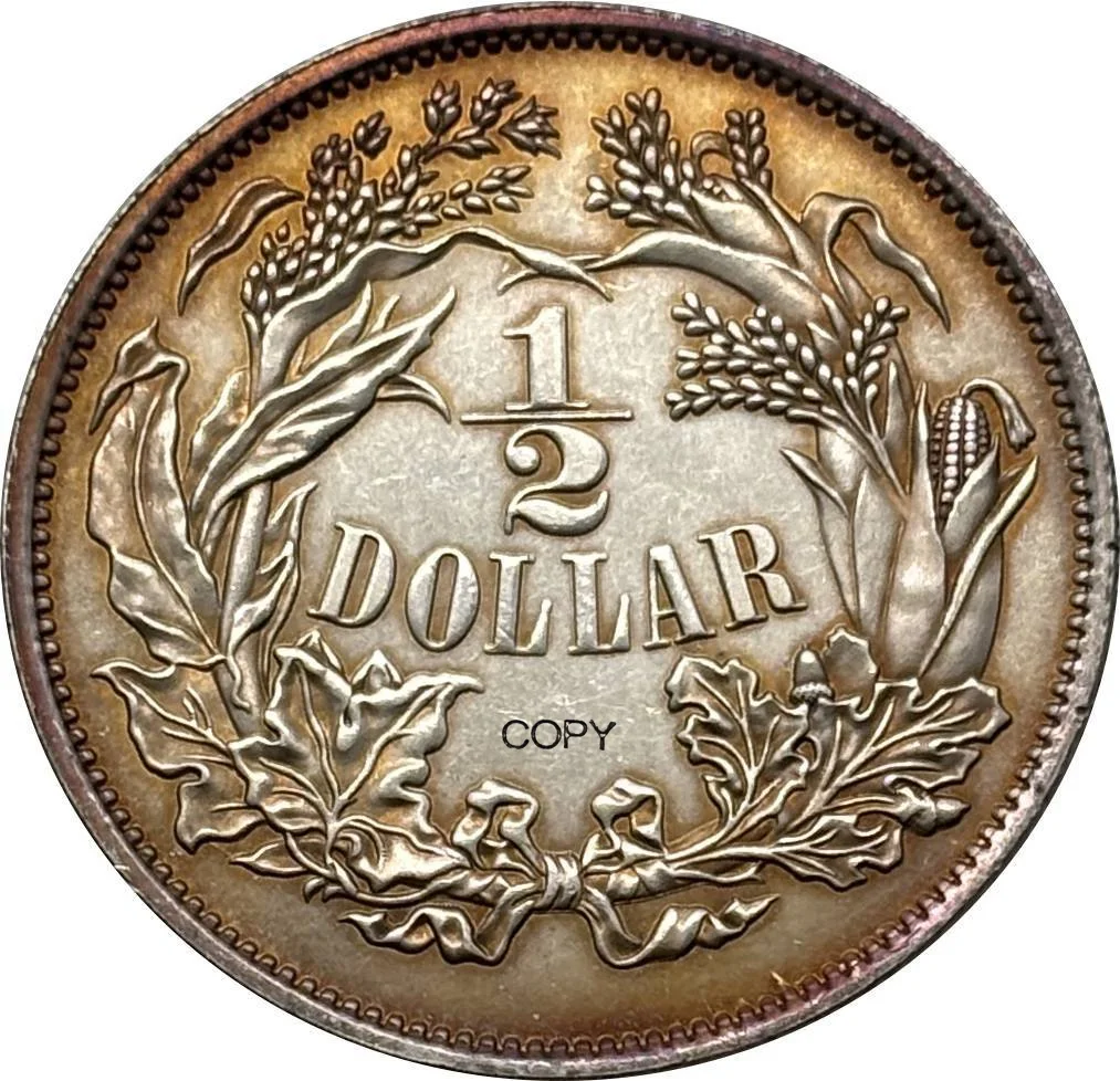 1859 Half Liberty Pattern Replica Coin 4 1859 Half Liberty Pattern Replica Coin - Image 4